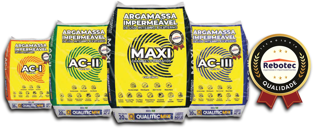 ARGAMASSAS ESPECIAIS IMPERMEÁVEIS